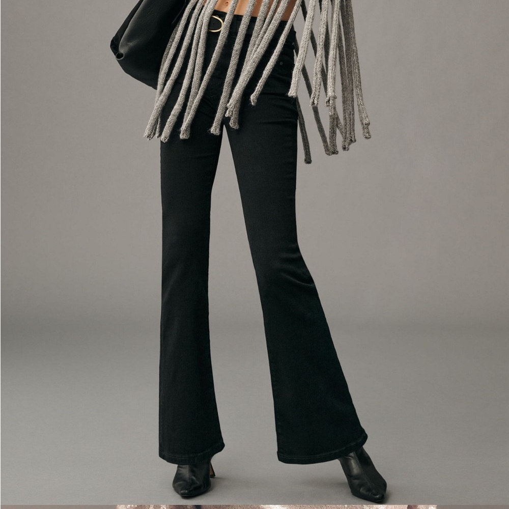 Pilcro Black Flare Jeans - Picture 3 of 4